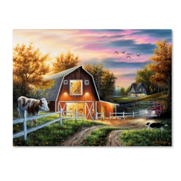 Trademark Fine Art Chuck Black 'The Good Life' Canvas Art, 35x47 ALI16398-C3547GG